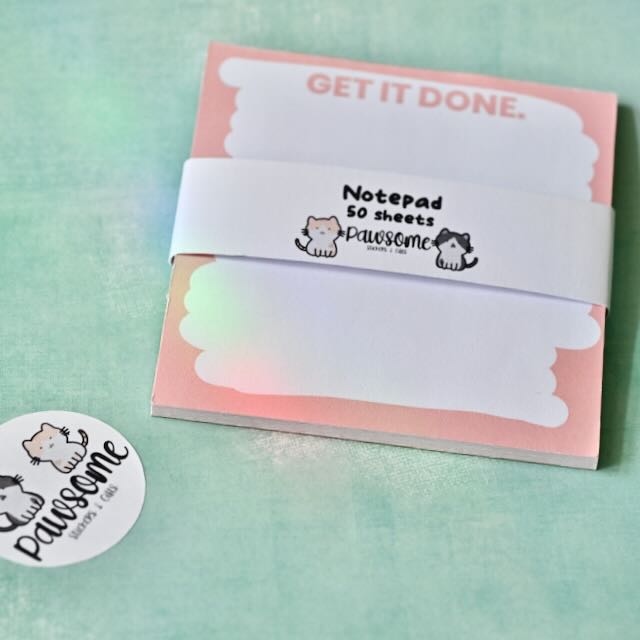Get It Done - Pink Notepad
