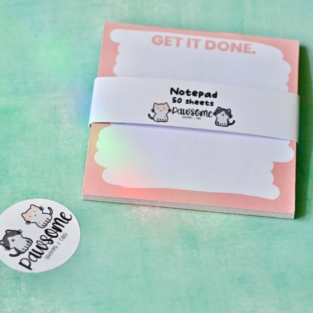 Get It Done - Pink Notepad