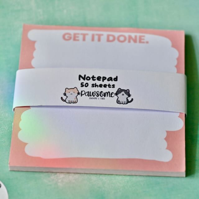 Get It Done - Pink Notepad