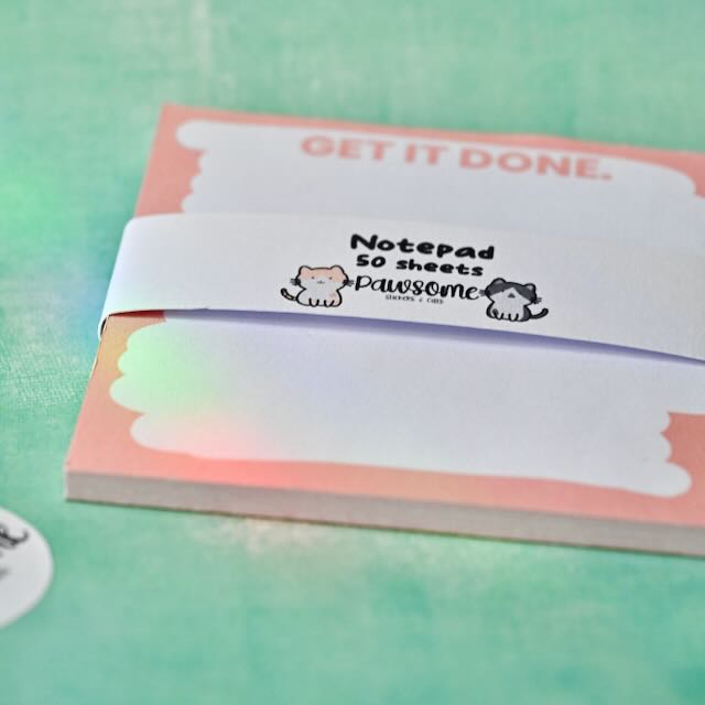 Get It Done - Pink Notepad