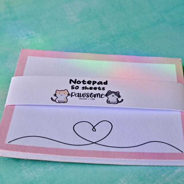 Love Heart Small Notepad