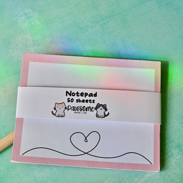 Love Heart Small Notepad