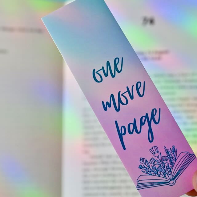 One More Page Bookmark