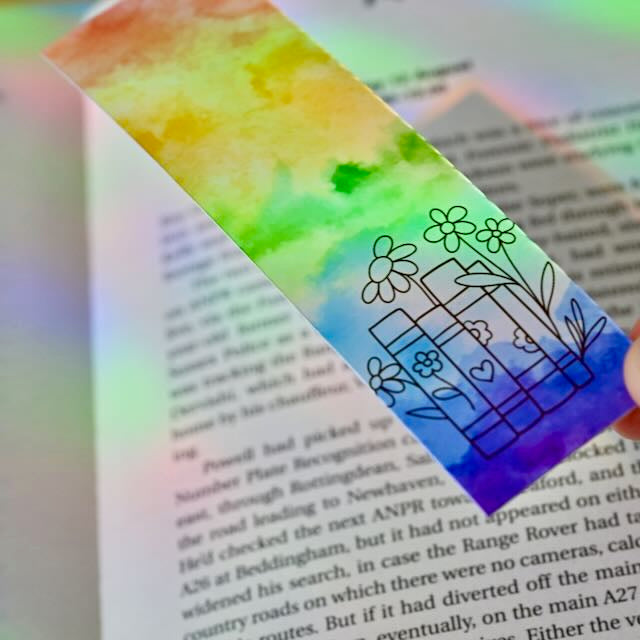 Rainbow Books Bookmark