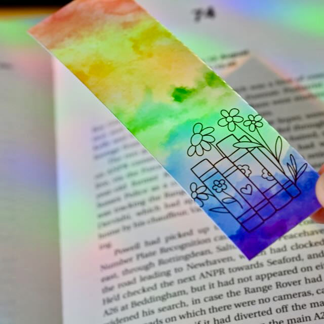 Rainbow Books Bookmark