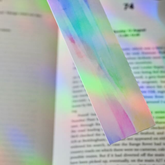 Pale Rainbow Bookmark