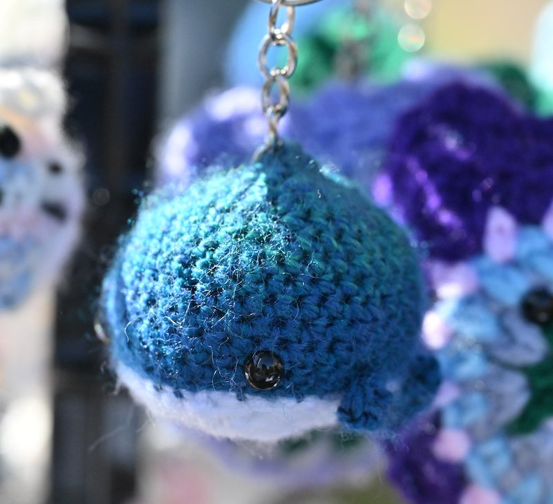 Whale Keyring