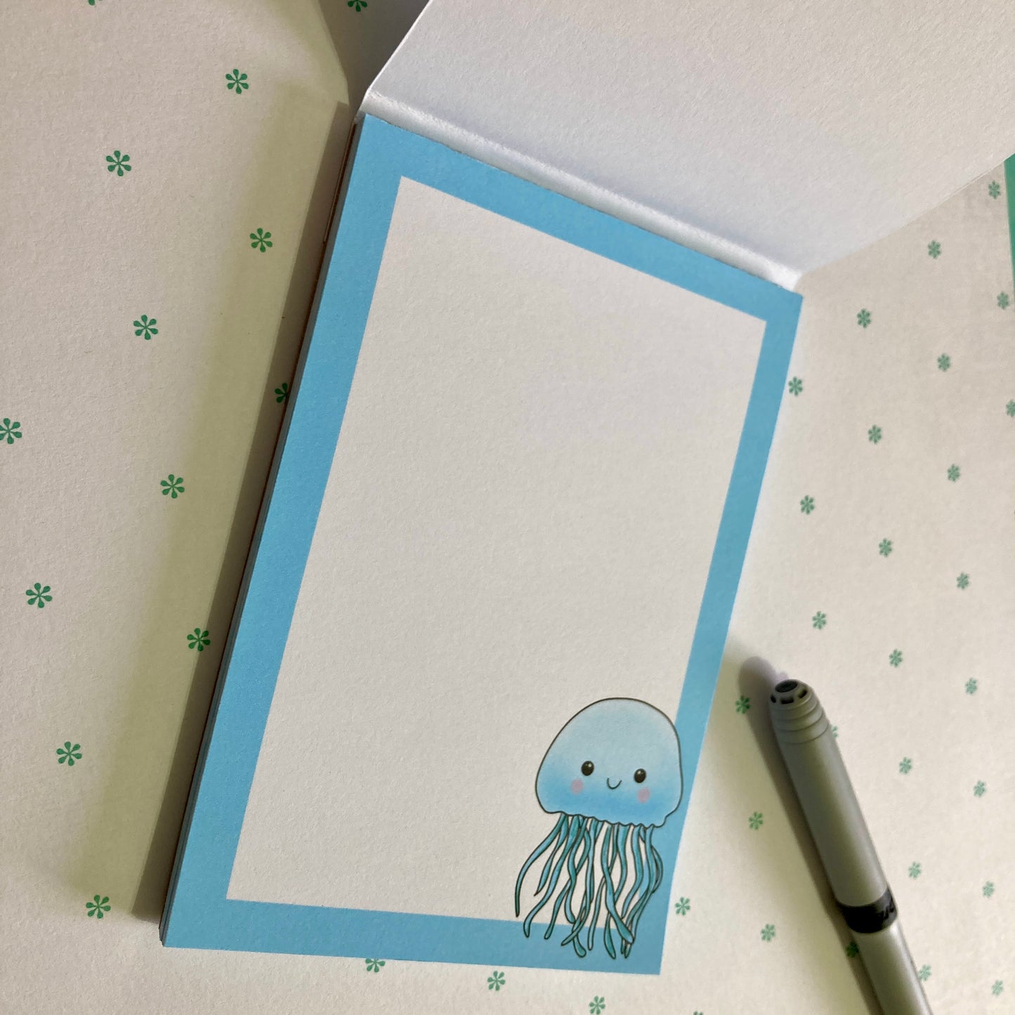 Jenny the Jellyfish Notepad Plain