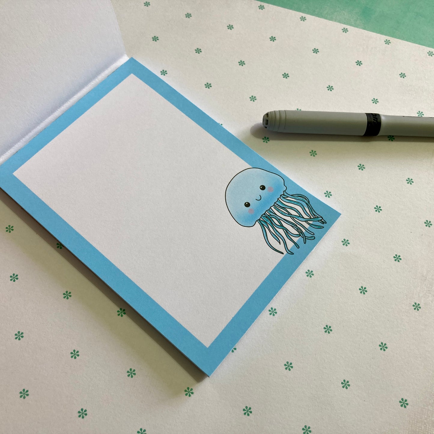 Jenny the Jellyfish Notepad Plain