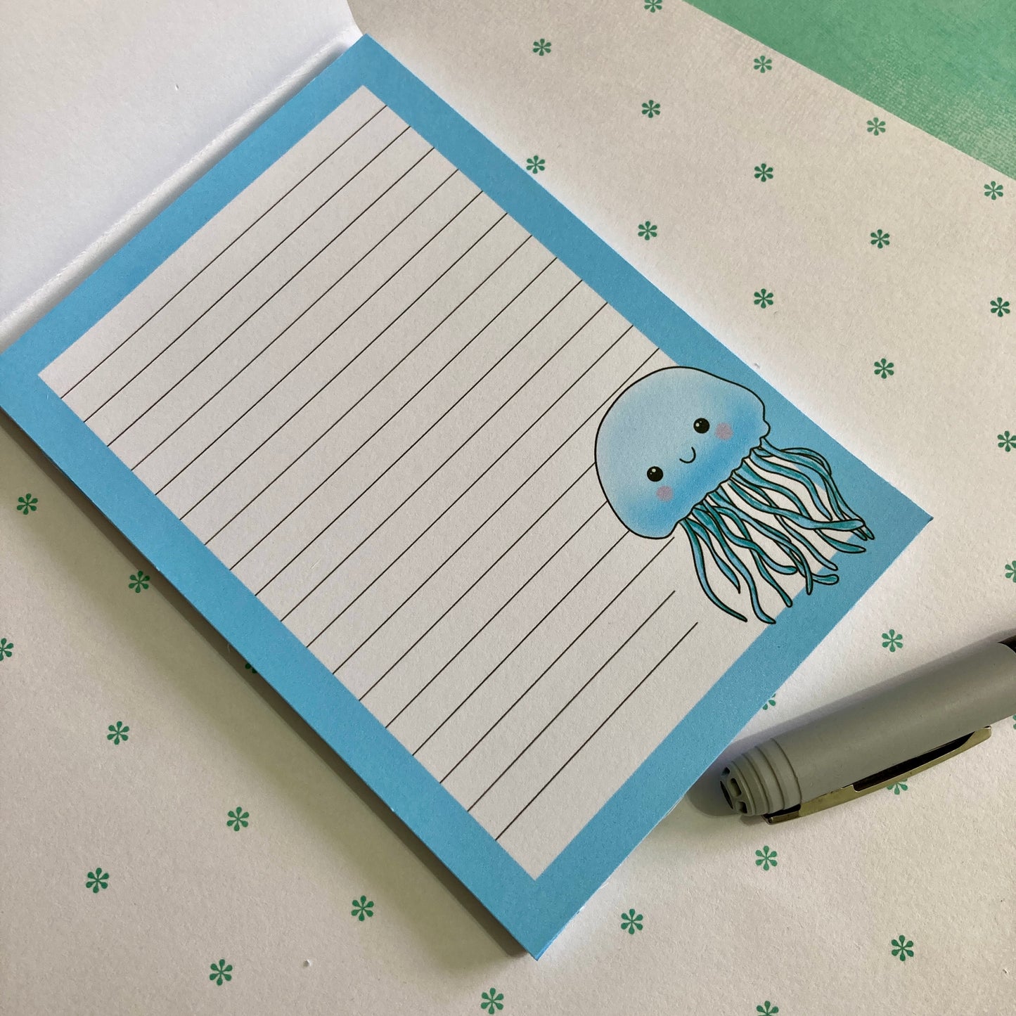 Jenny the Jellyfish Notepad Lined