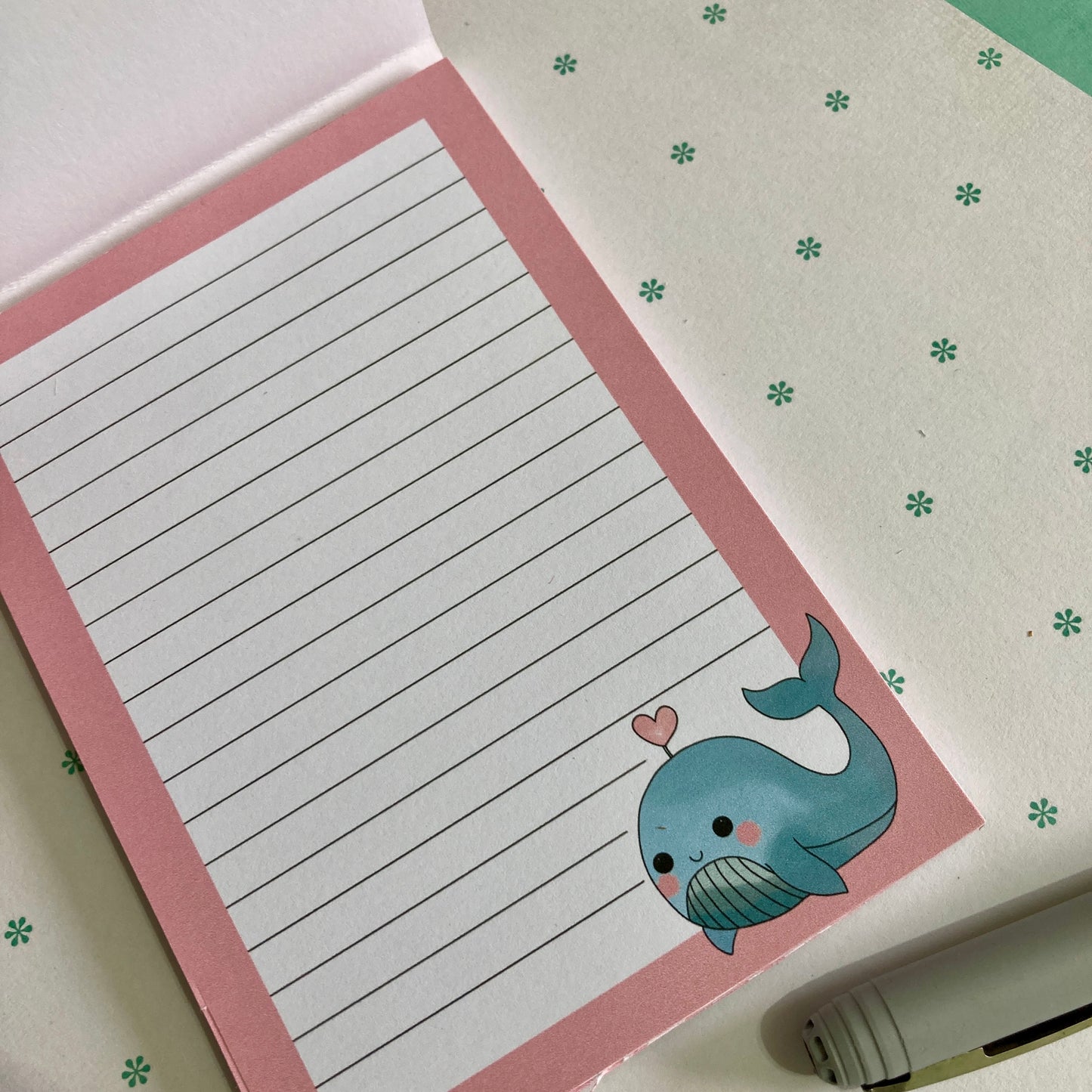 Willa the Whale Notepad Lined