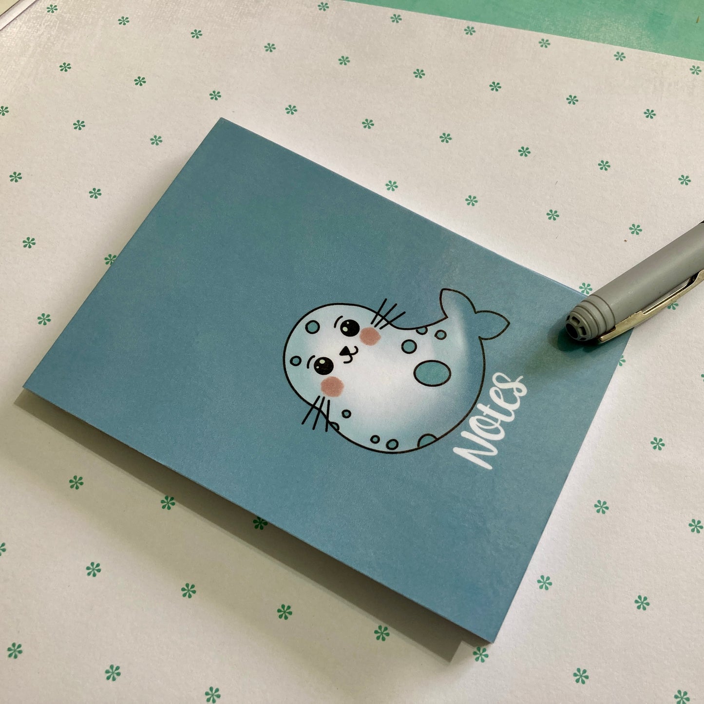 Sally the Seal Notepad Plain