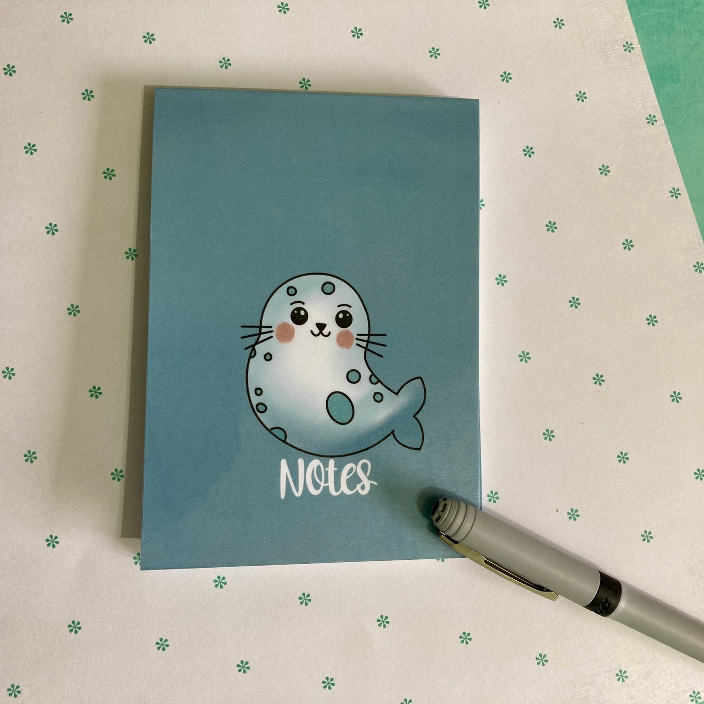 Sally the Seal Notepad Plain
