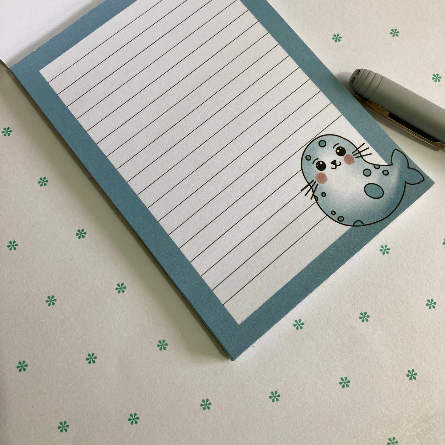 Sally the Seal Notepad Lined