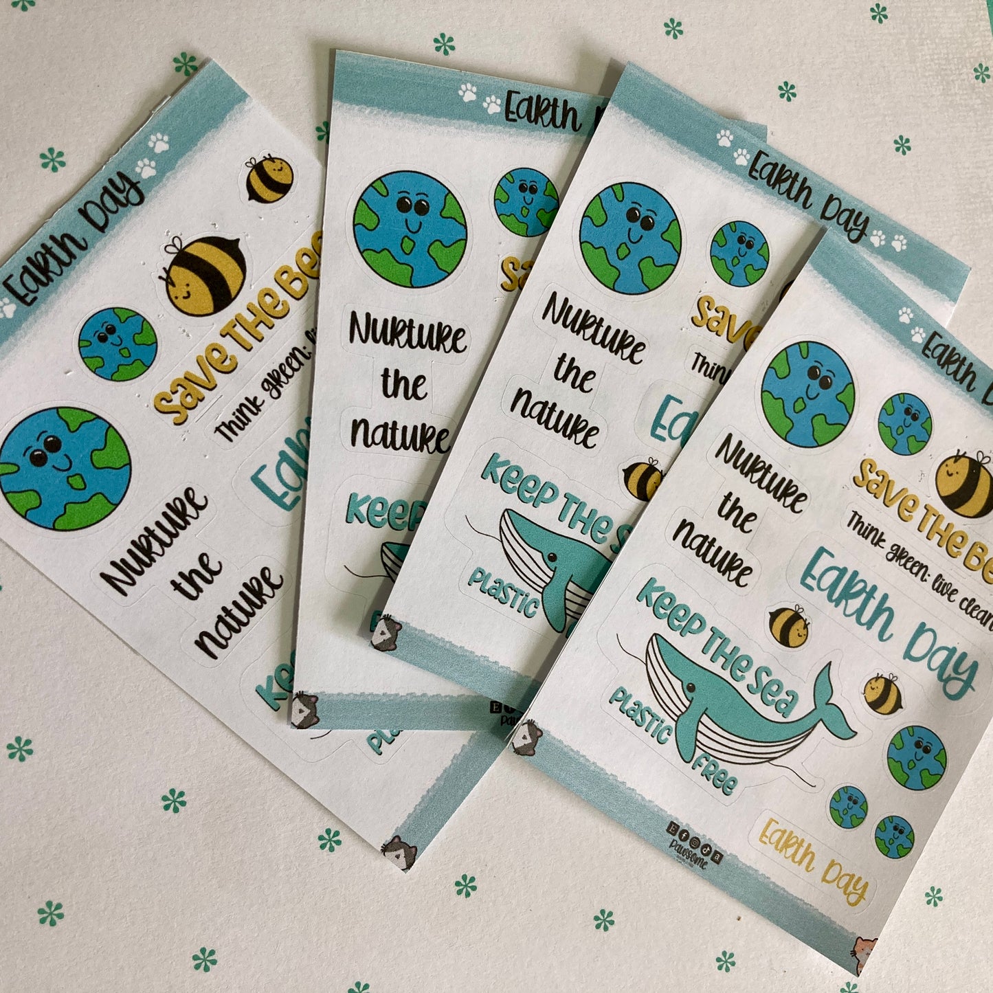 Earth Day Sticker Sheet