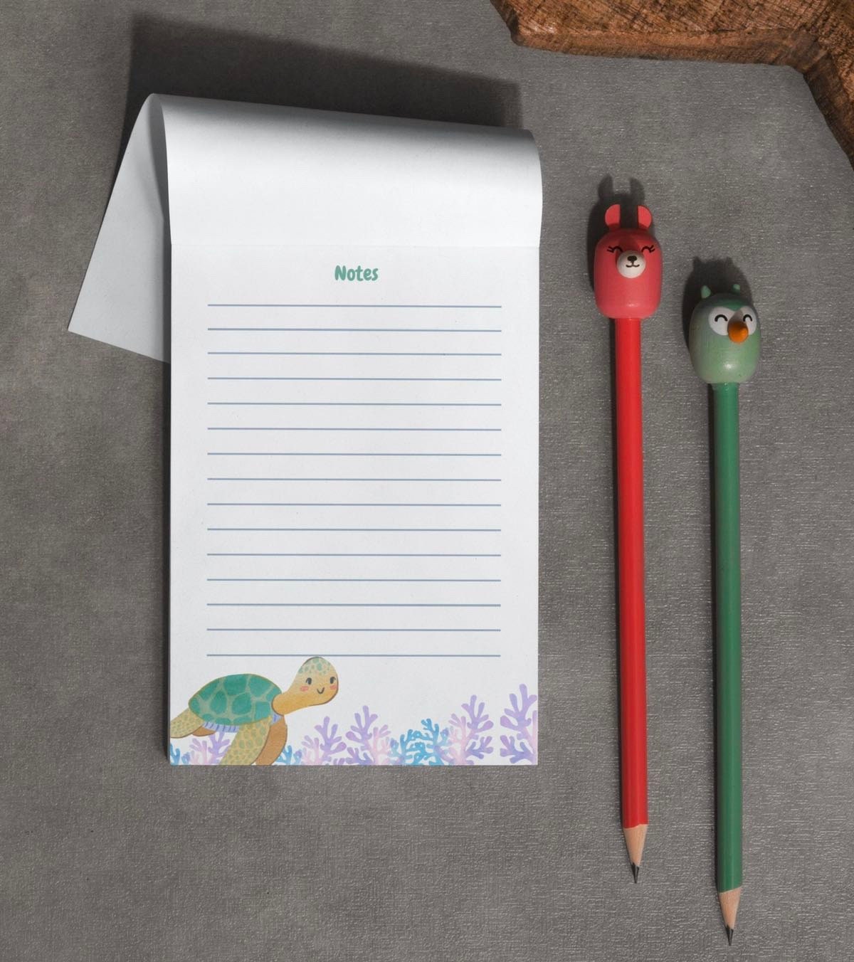 Turtle Memo Notepad