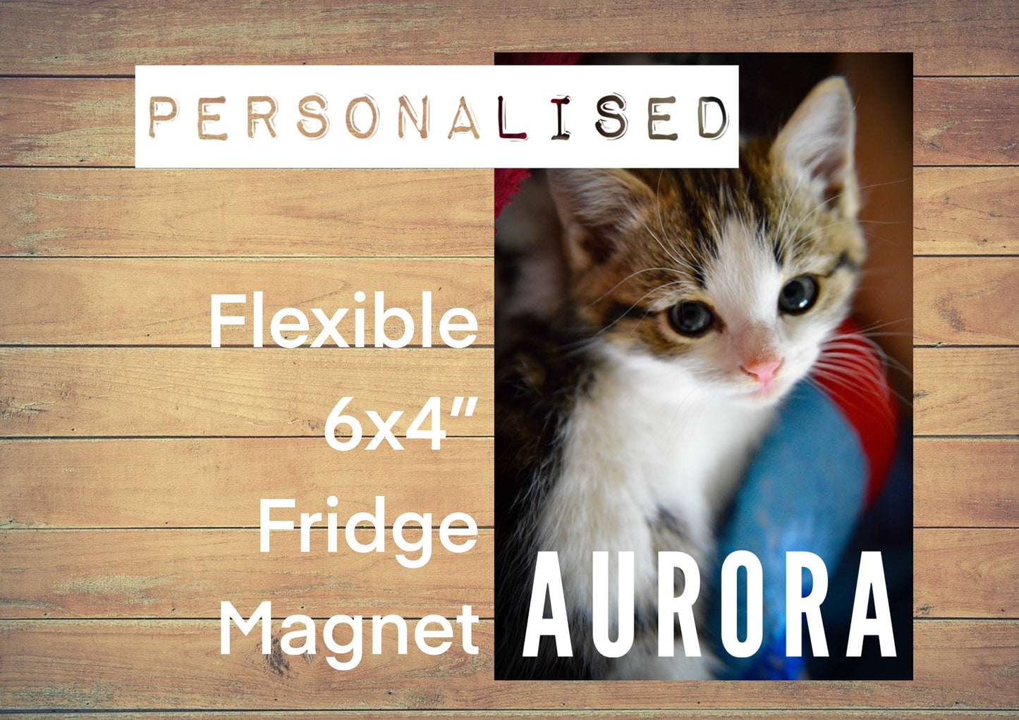 Cat Personalised gift, Fridge Magnet Personalised, Pet lover gift, Cat lover gift, birthday present, gift idea, Cat gift, customised gift