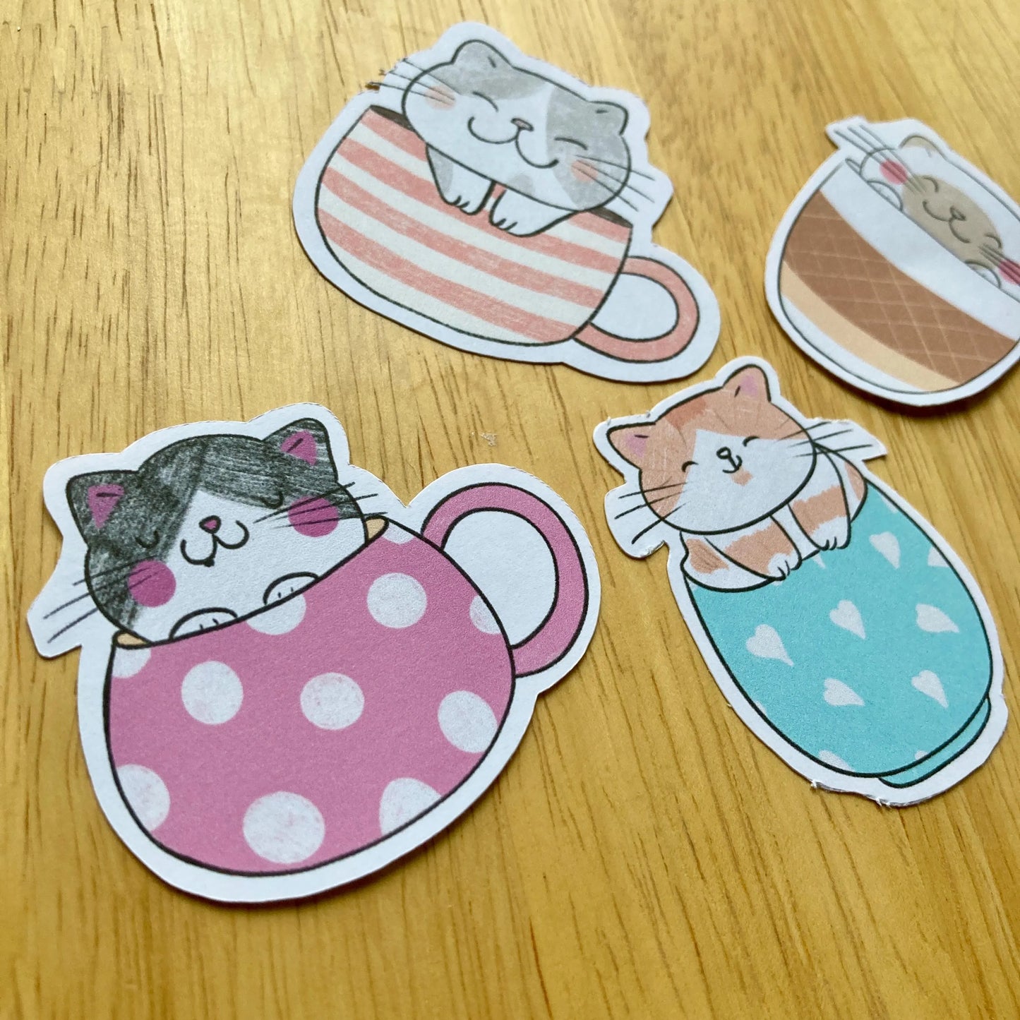 Cuppa Cat Sticker Set