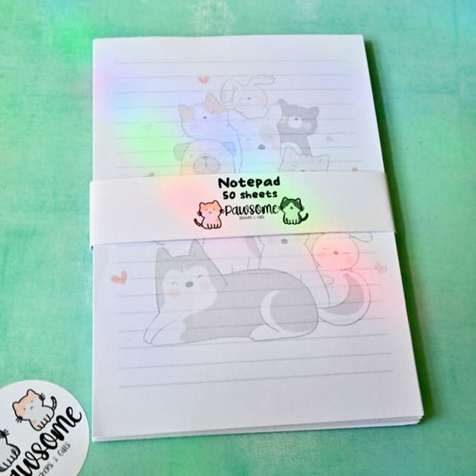 Animal Friends Notepad