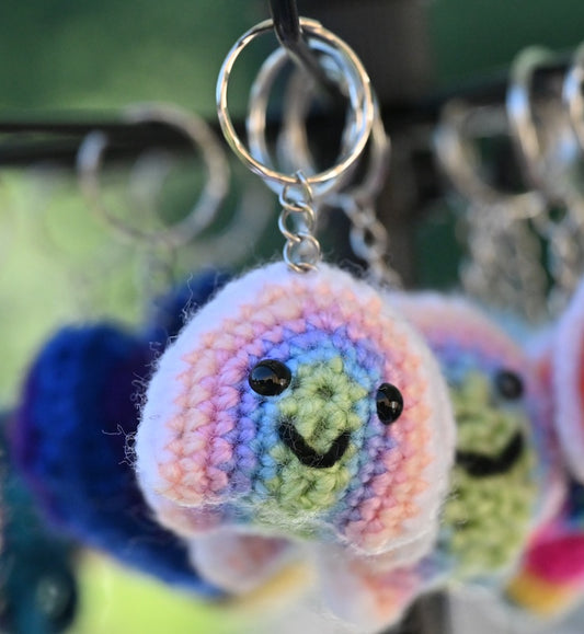 Pastel Pride flag Keyring - LGBTQI+ Pride