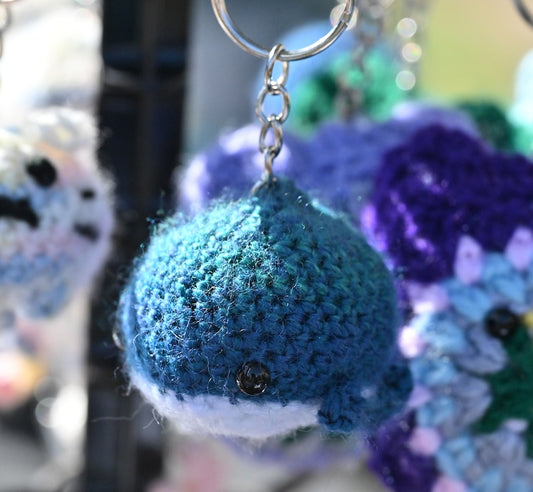 Whale Keyring