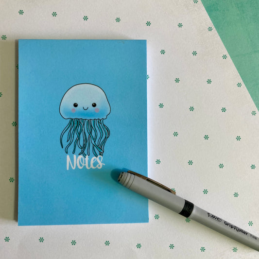 Jenny the Jellyfish Notepad Plain