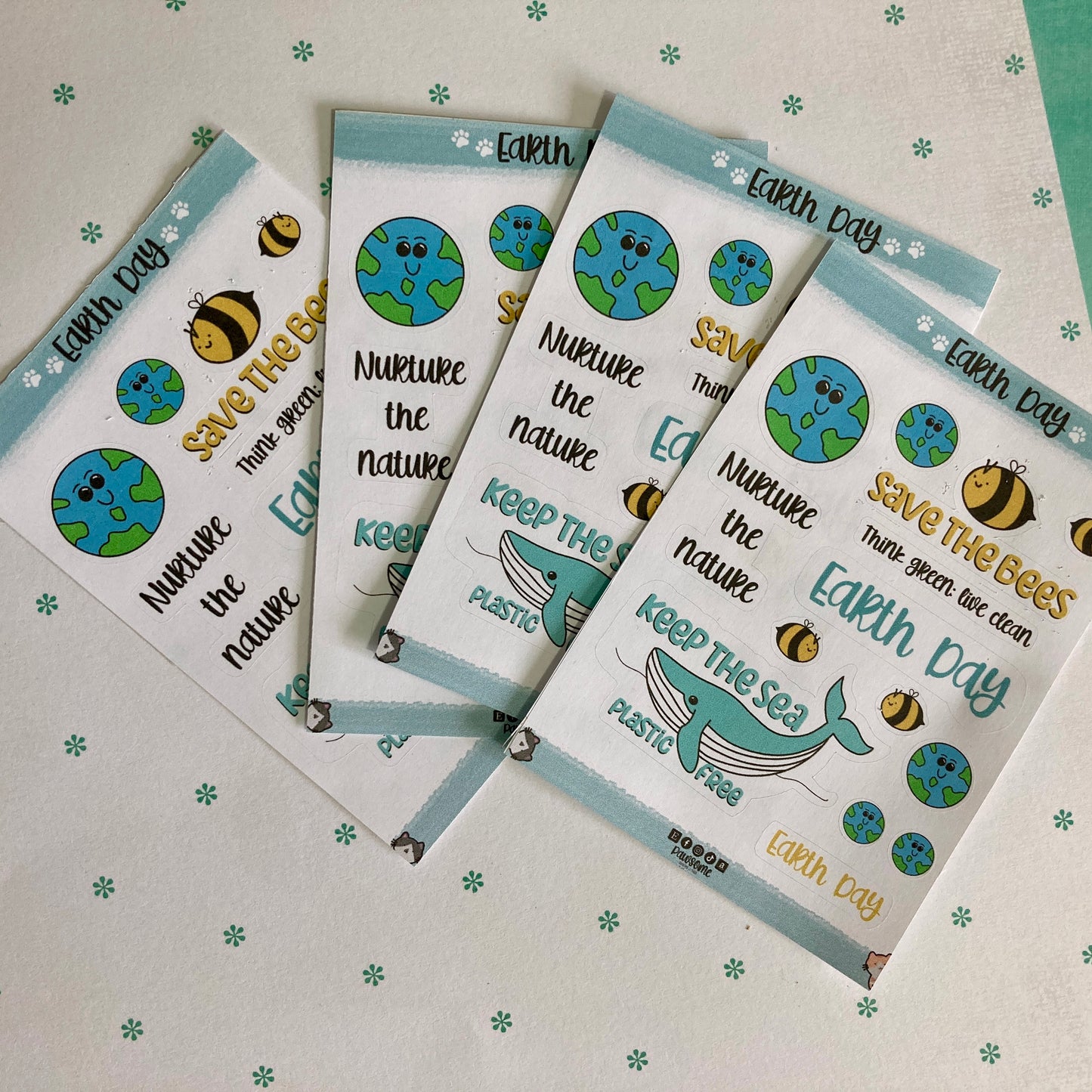 Earth Day Sticker Sheet