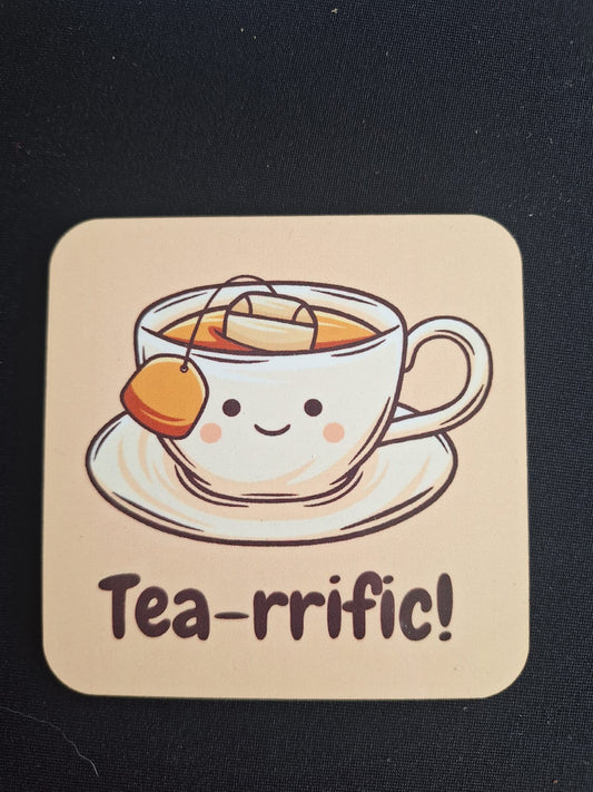 Tea-riffic Cup Coaster