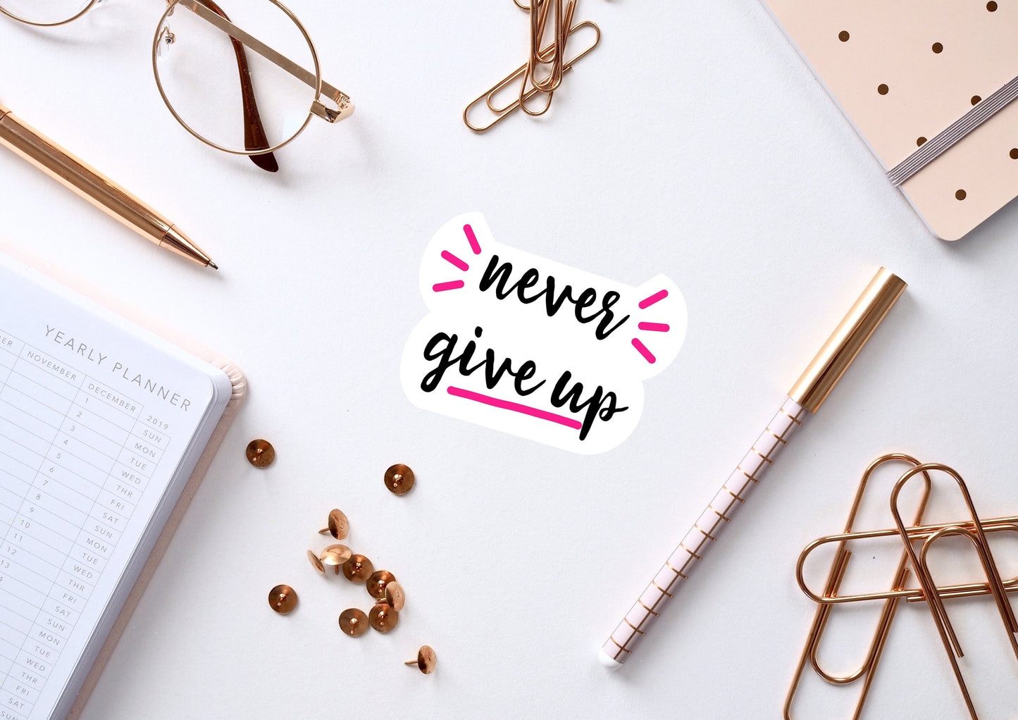 Never give up