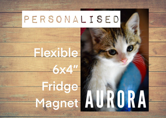 Cat Personalised gift, Fridge Magnet Personalised, Pet lover gift, Cat lover gift, birthday present, gift idea, Cat gift,  customised gift